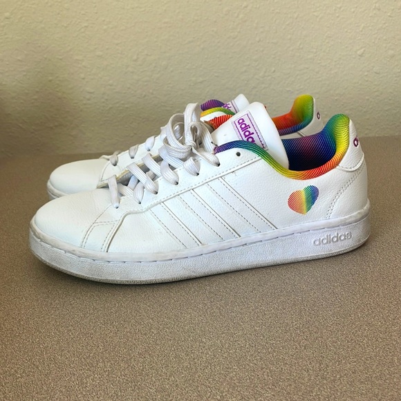 Adidas rainbow heart shoes Clearance